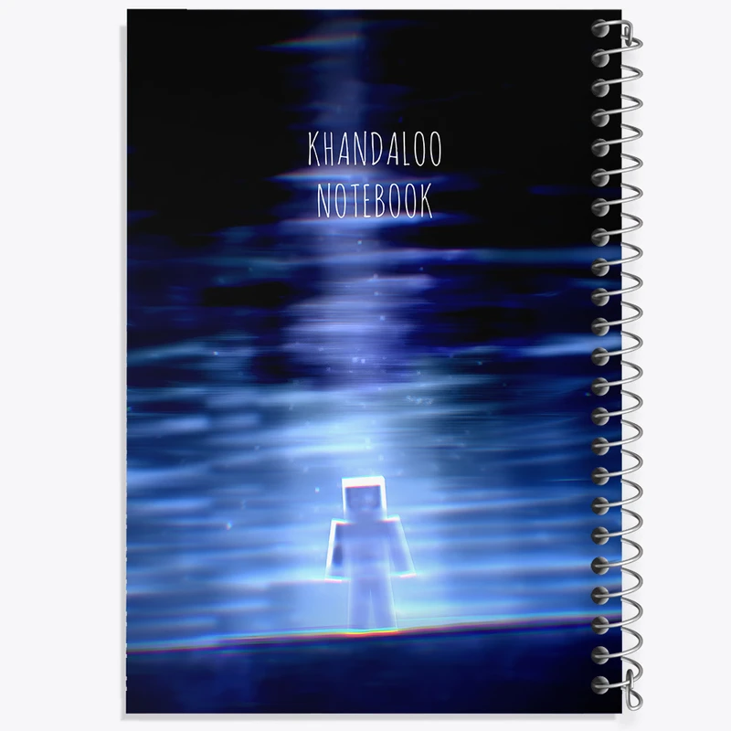 دفتر نقاشی 50 برگ خندالو طرح بازی ماینکرافت (Minecraft) کد N8719