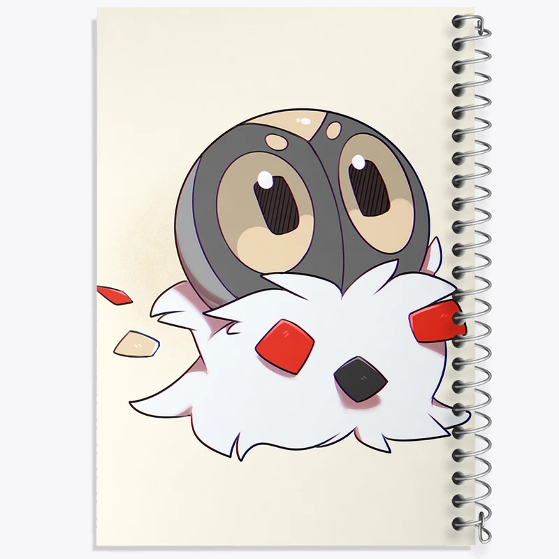 دفتر طراحی 50 برگ خندالو طرح بازی پوکمون (pokemon) کد 32698