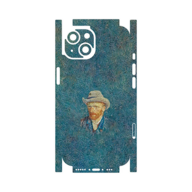 برچسب پوششی ماهوت مدل Self portrait with a gray felt hat-FullSkin مناسب برای گوشی موبایل اپل iPhone 14