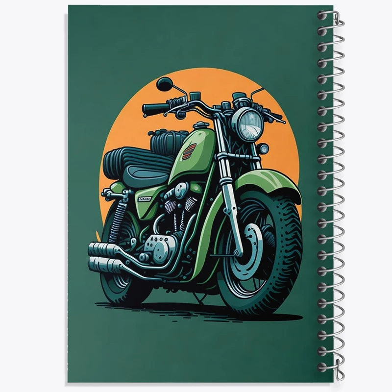 دفتر لیست خرید 50 برگ خندالو طرح موتور سیکلت کد F3010