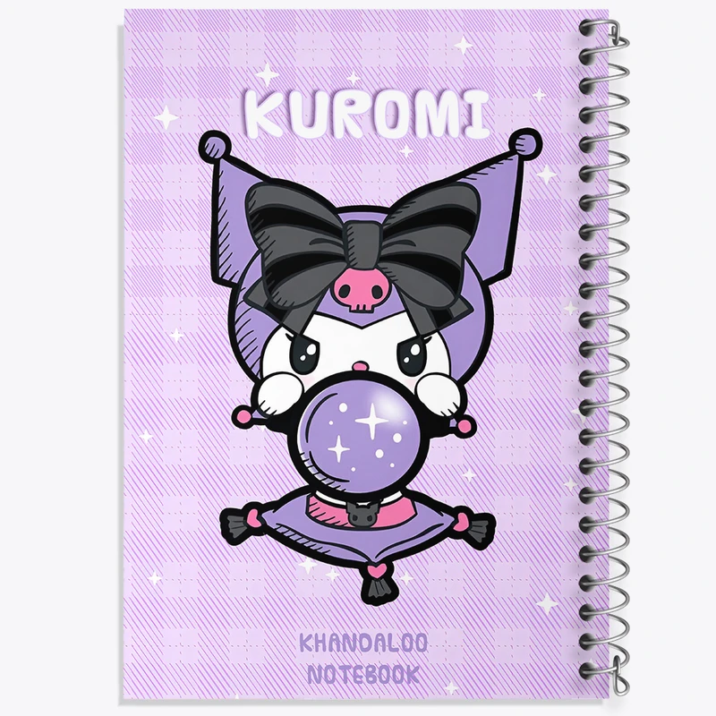 دفتر مشق 100 برگ خندالو طرح کرومی (Kuromi) کد N9011