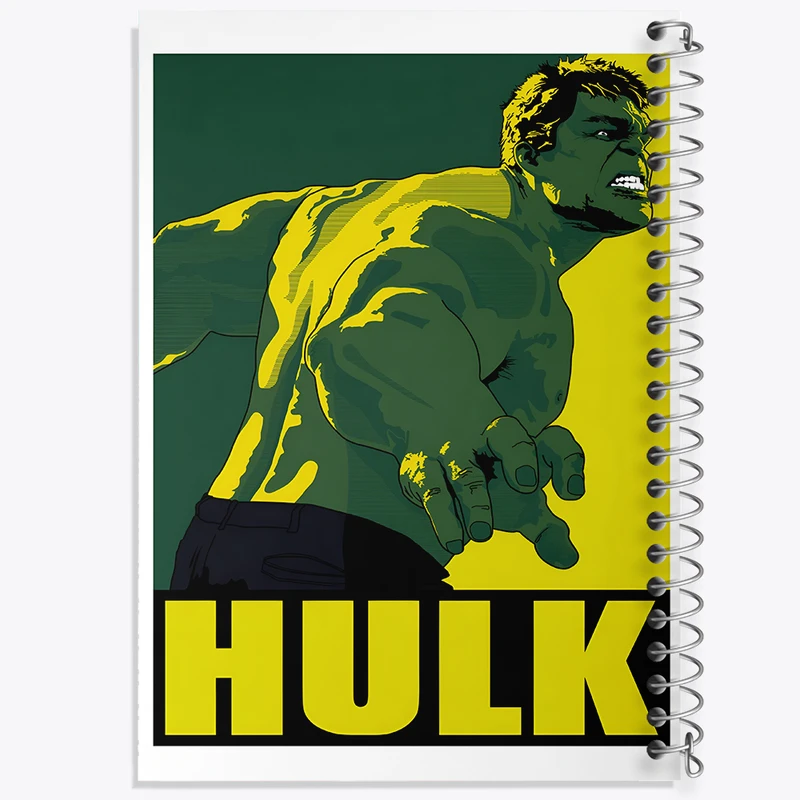 دفتر مشق 100 برگ خندالو طرح هالک کد F3957