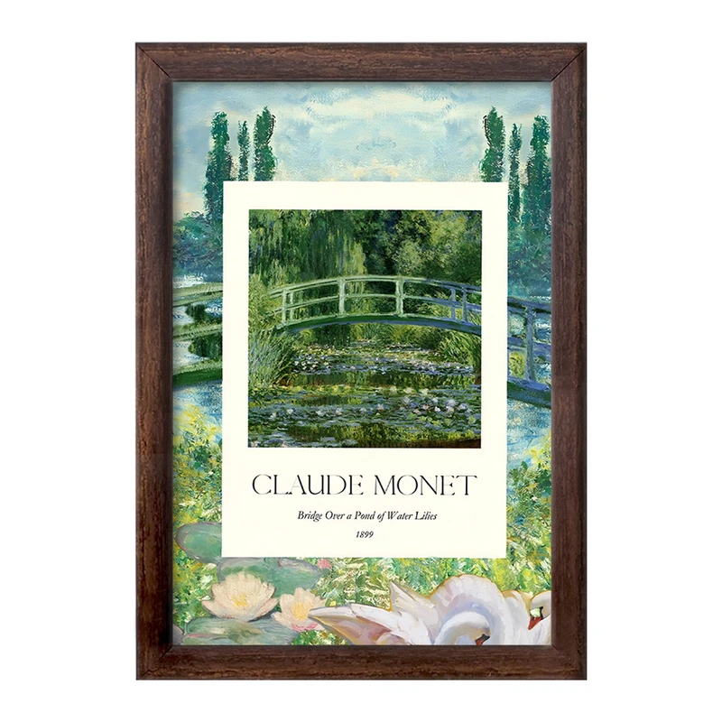 تابلو خندالو طرح کلود مونه (Claude Monet) کد F10716