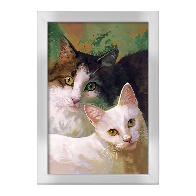 تابلو خندالو طرح گربه ها کد F9329