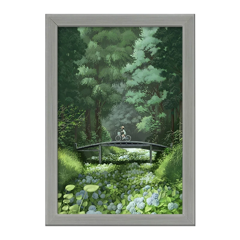 تابلو خندالو طرح جنگل کد F3649