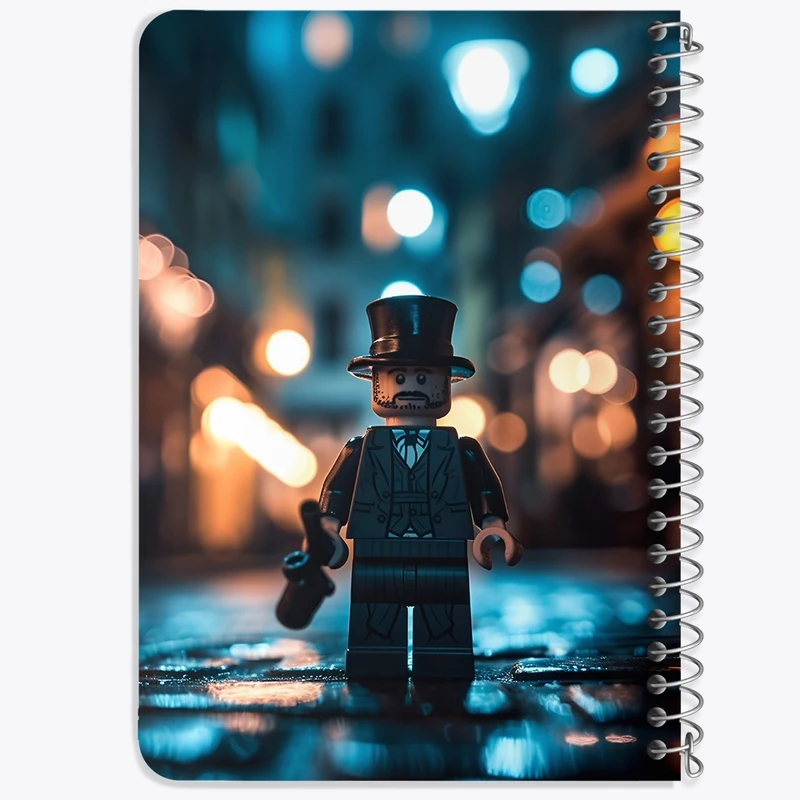 دفتر یادداشت 50 برگ خندالو طرح لگو (Lego) کد N2910