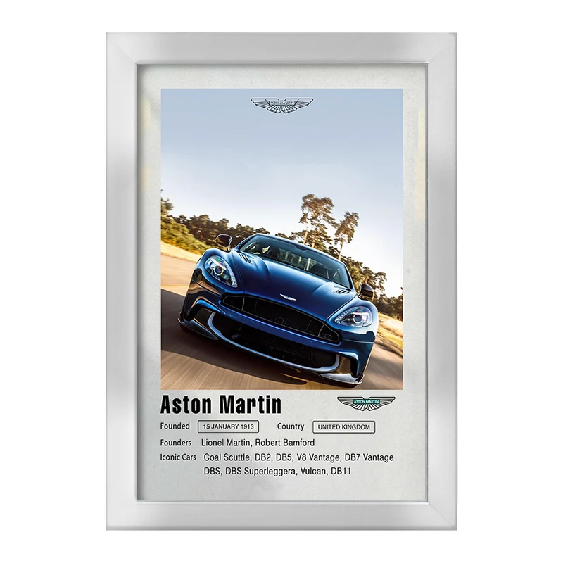 تابلو خندالو طرح ماشین آستون مارتین (Aston Martin) کد F11950