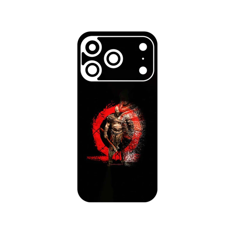 برچسب پوششی ماهوت مدل GOD_OF_WAR مناسب برای گوشی موبایل اپل iPhone 17 Pro