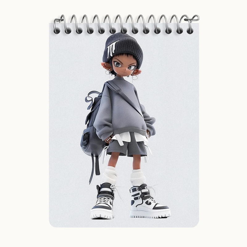 دفتر یادداشت 50 برگ خندالو طرح پسرانه کد N8386