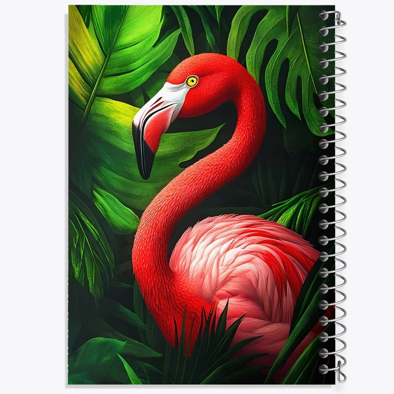 دفتر شطرنجی 50 برگ خندالو طرح فلامینگو کد F11713