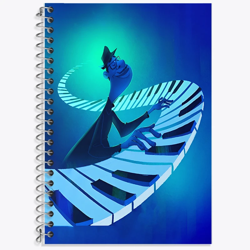 دفتر نت موسیقی 50 برگ خندالو طرح انیمیشن روح کد F9806