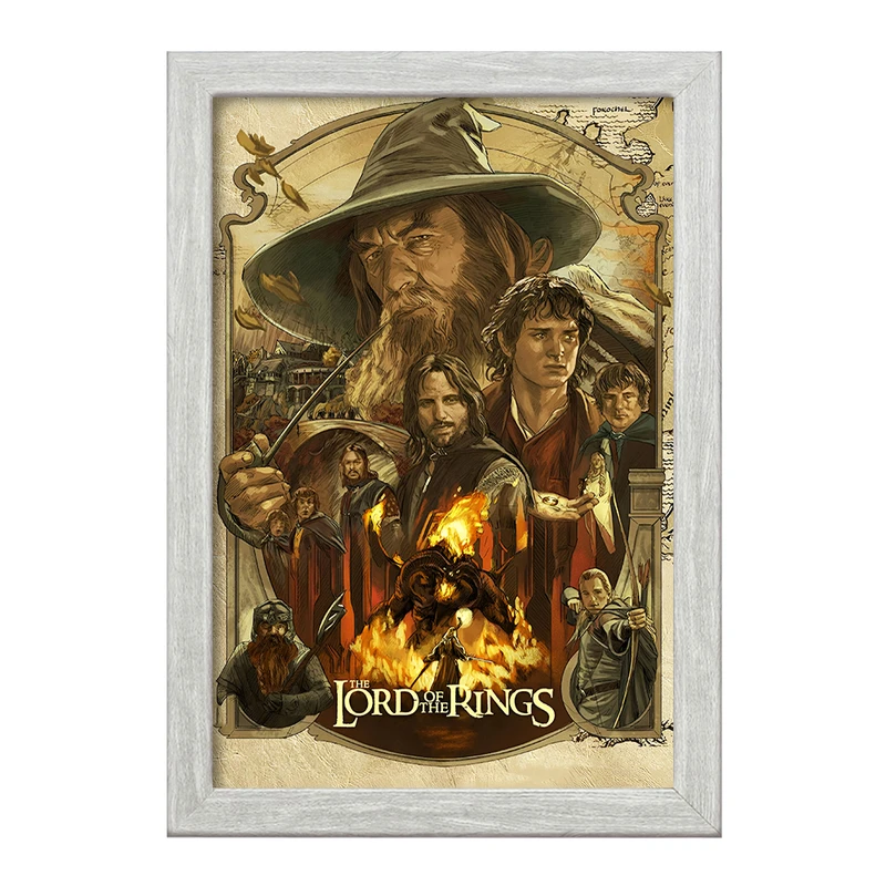 تابلو خندالو طرح ارباب حلقه ها (Lord of the Rings) کد F5062