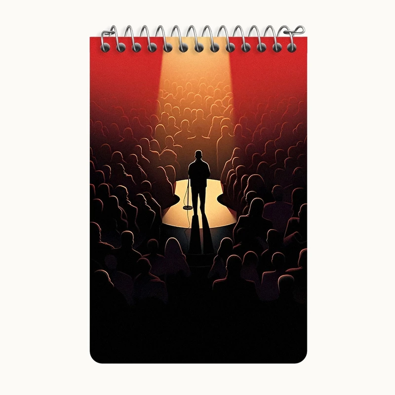 دفتر یادداشت 50 برگ خندالو طرح کنسرت کد F8927