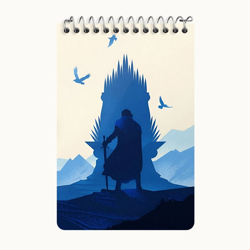 دفتر یادداشت 50 برگ خندالو طرح گیم اف ترونز (Game of Thrones) کد F11130