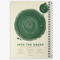 دفتر ژورنال نویسی 50 برگ خندالو مدل نقطه ای طرح بازگشت به سبز (Into The Green) کد F14166