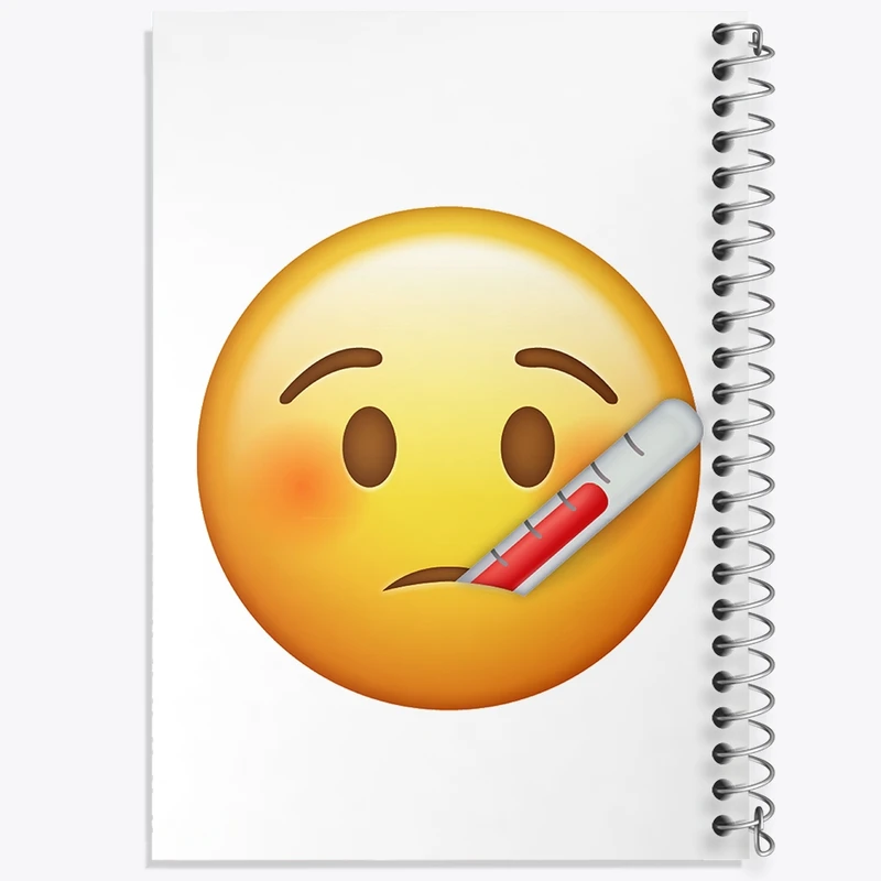 دفتر طراحی 50 برگ خندالو طرح ایموجی کد 24651
