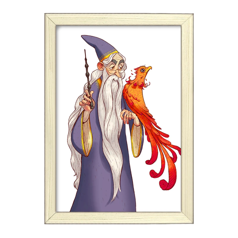 تابلو خندالو طرح دمبلدور کد F1308