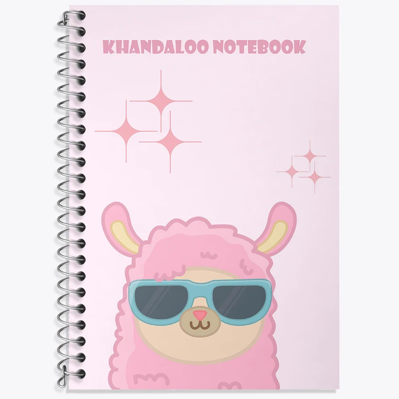 دفتر نت موسیقی 50 برگ خندالو طرح لاما کد N7313