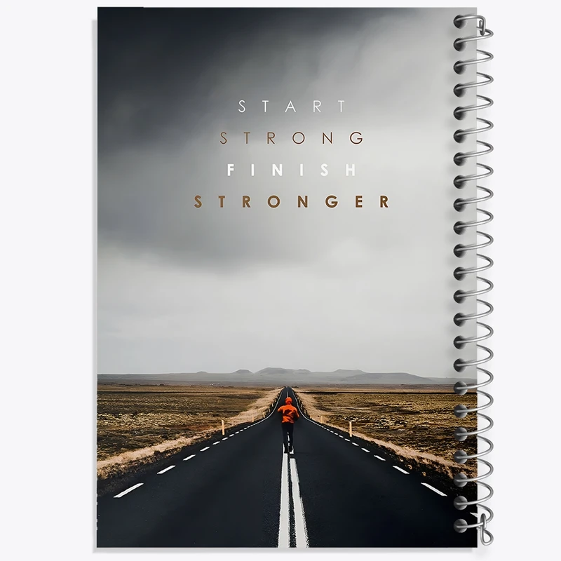 دفتر شطرنجی 50 برگ خندالو طرح جملات انگیزشی کد N7713