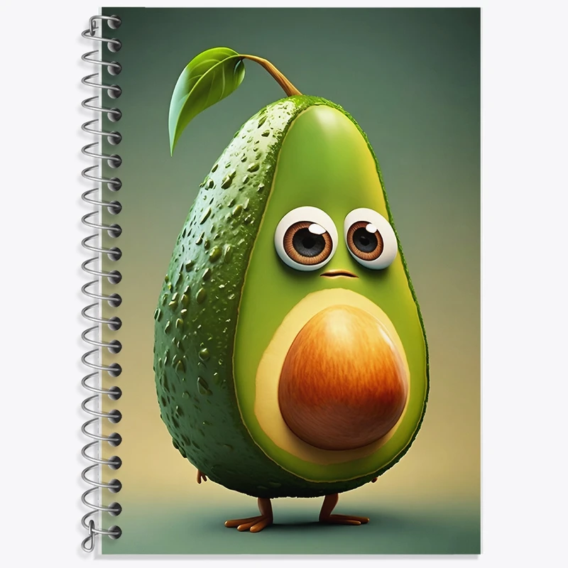 دفتر لغت 50 برگ خندالو طرح آووکادو کد F8622