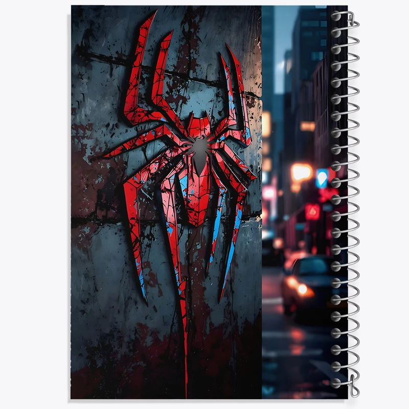 دفتر مشق 50 برگ خندالو طرح مرد عنکبوتی کد F9138