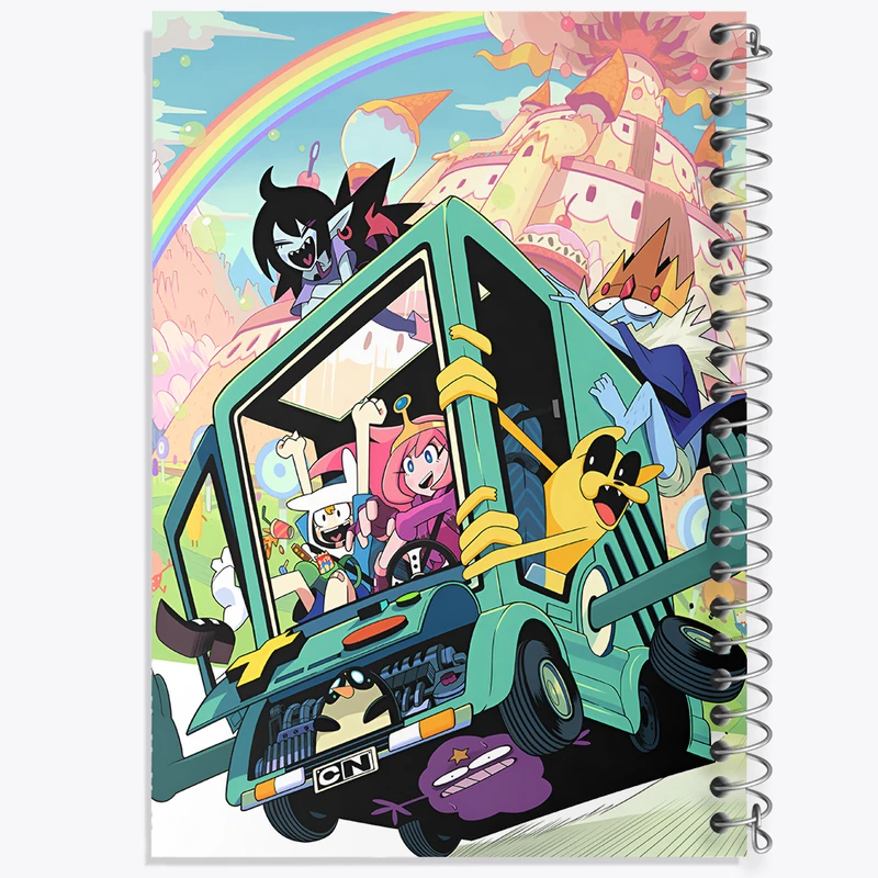 دفتر مشق 50 برگ خندالو طرح وقت ماجراجویی (Adventure Time) کد N8055