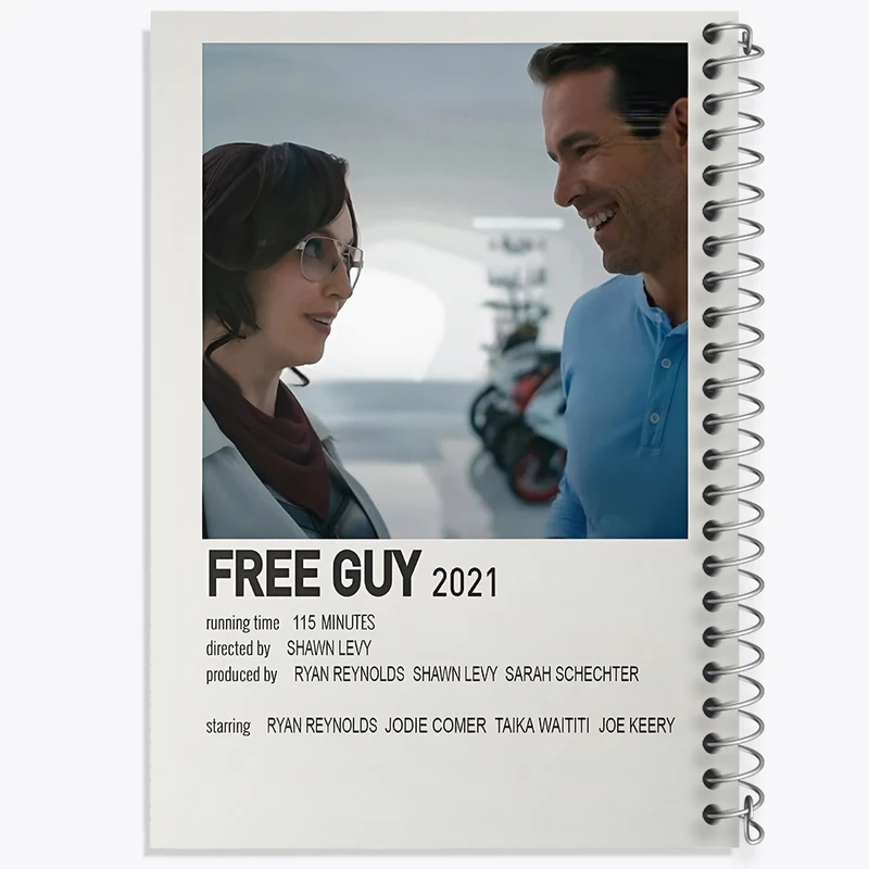 دفتر لیست خرید 50 برگ خندالو طرح مرد آزاد (Free Guy) کد F13197