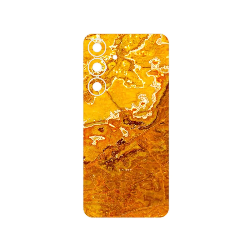 برچسب پوششی ماهوت مدل Gold Marble مناسب برای گوشی موبایل سامسونگ Galaxy S25 FE
