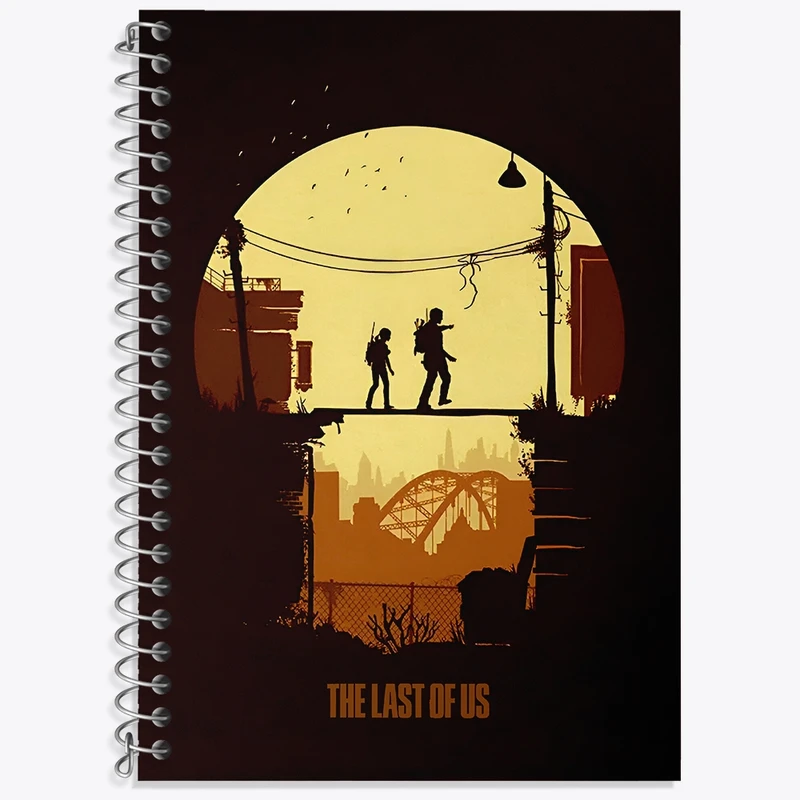 دفتر لغت 50 برگ خندالو طرح (The Last Of Us) آخرین بازمانده از ما کد N9324