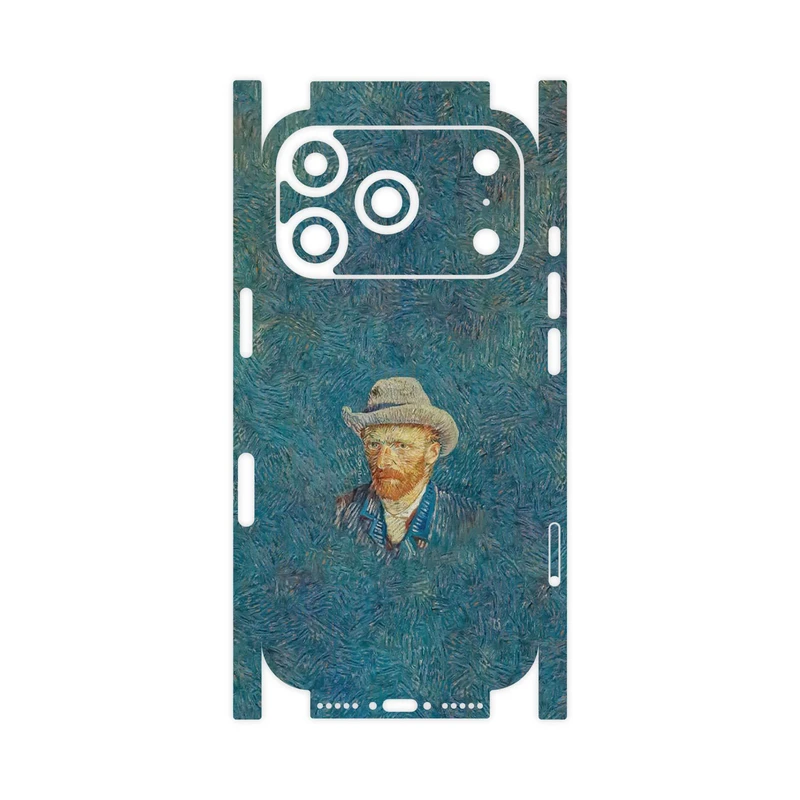 برچسب پوششی ماهوت مدل Self portrait with a gray felt hat-FullSkin مناسب برای گوشی موبایل اپل iPhone 17 Pro