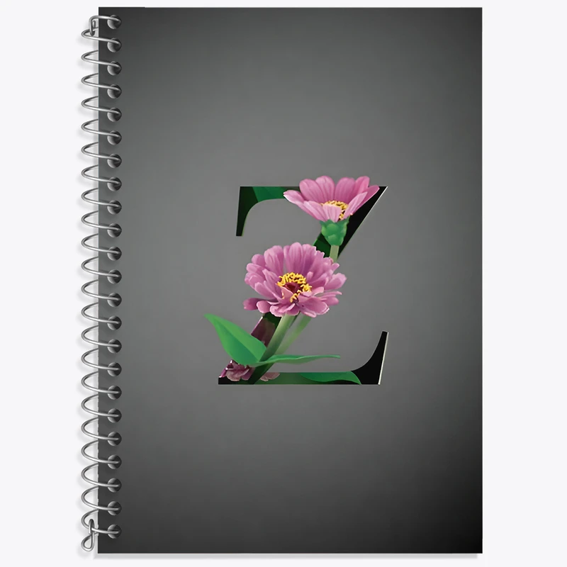 دفتر زبان دوخط 50 برگ خندالو طرح حرف Z کد F4318