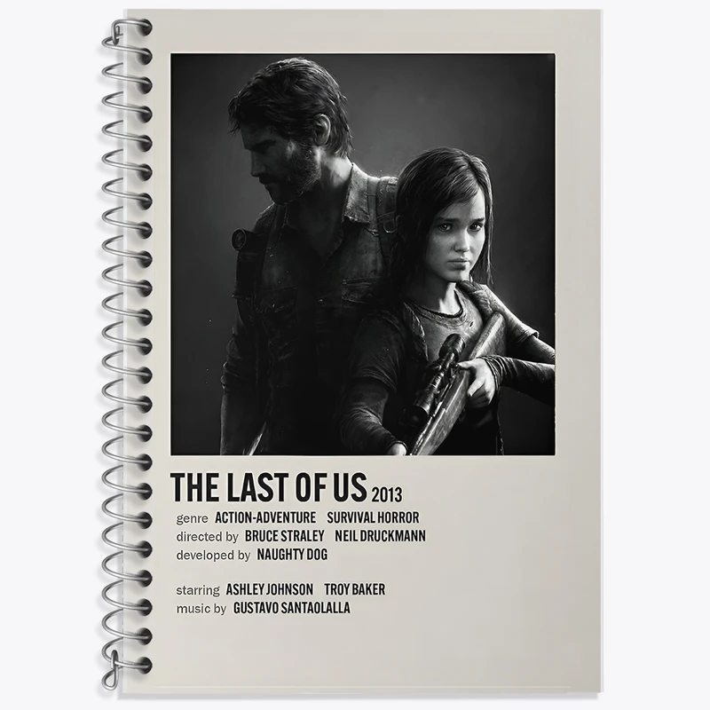 دفتر نت موسیقی 50 برگ خندالو طرح لست آف آس (The Last Of Us) کد F13455