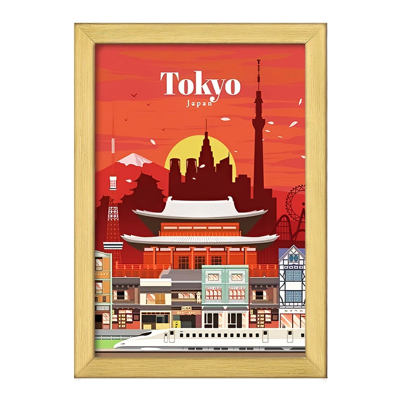 تابلو خندالو طرح توکیو (Tokyo) کد F6324