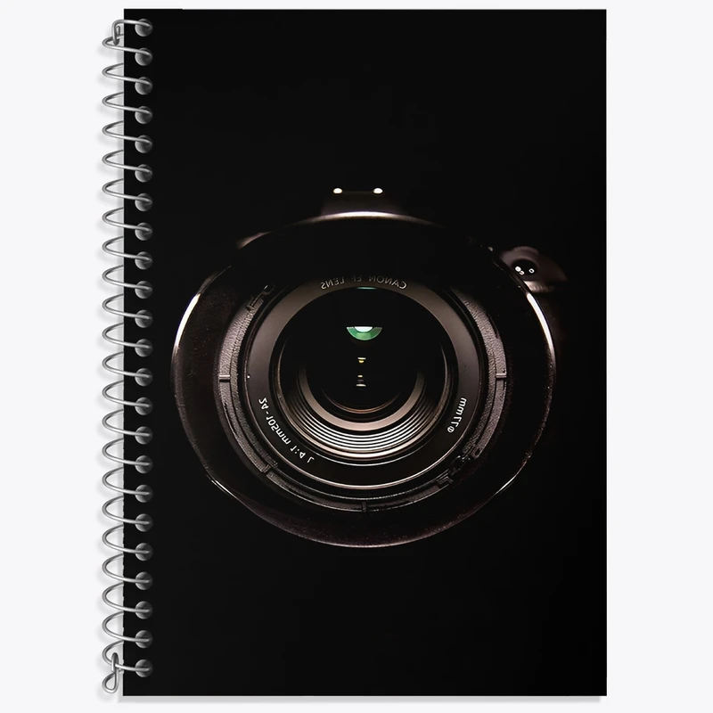 دفتر لغت 50 برگ خندالو طرح لنز دوربین کد F4531