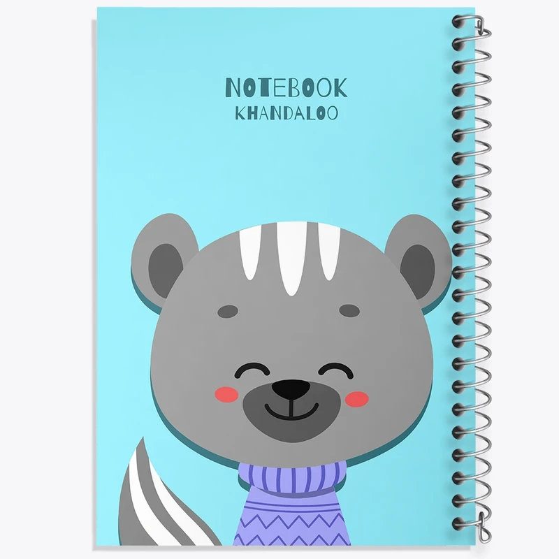 دفتر طراحی 50 برگ خندالو طرح راسو بامزه کد N808