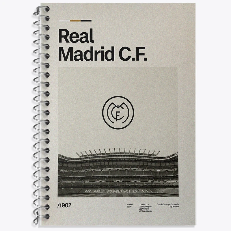 دفتر لغت 50 برگ خندالو طرح رئال مادرید (Real Madrid) کد F13880