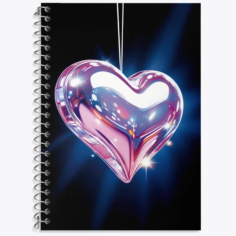 دفتر نت موسیقی 50 برگ خندالو طرح قلب کد F3205