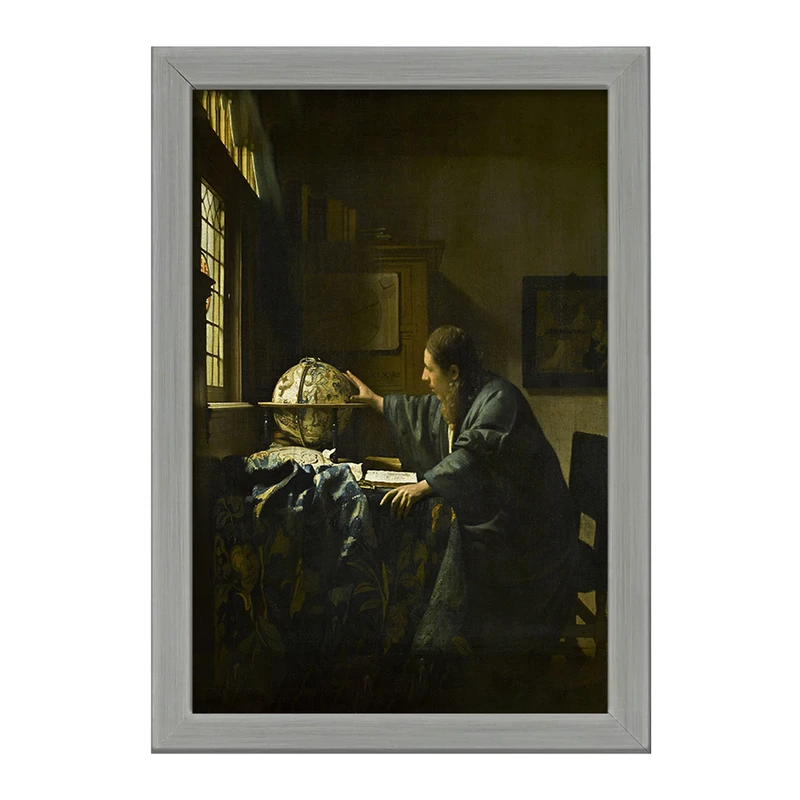 تابلو خندالو طرح نقاشی ستاره شناس اثر یوهانس فرمیر کد F12428