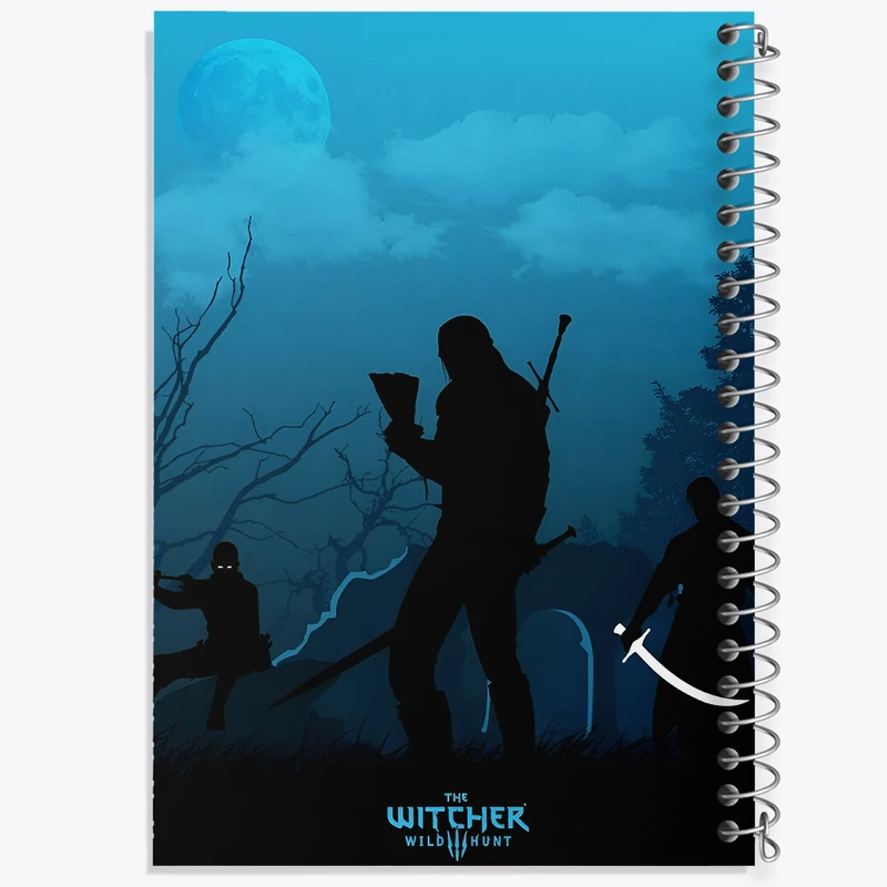 دفتر مشق 50 برگ خندالو طرح ویچر (The Witcher) کد F13612