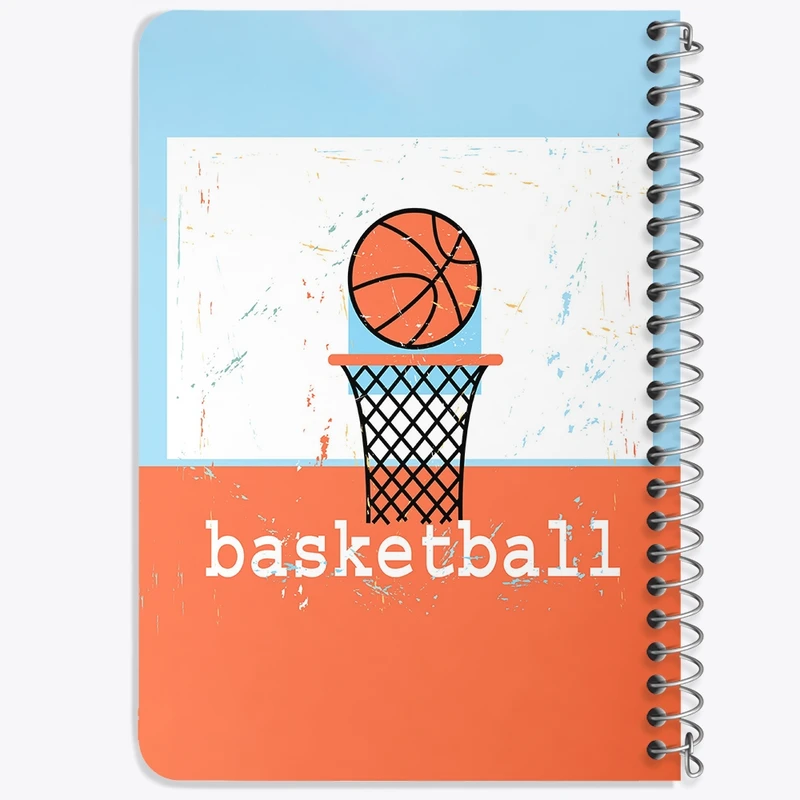 دفتر یادداشت 50 برگ خندالو طرح بسکتبال Basketball کد 26451