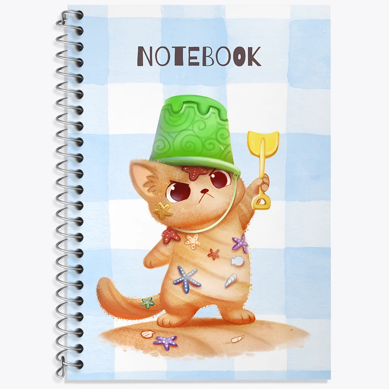 دفتر نت موسیقی 50 برگ خندالو طرح گربه بامزه کد N6530