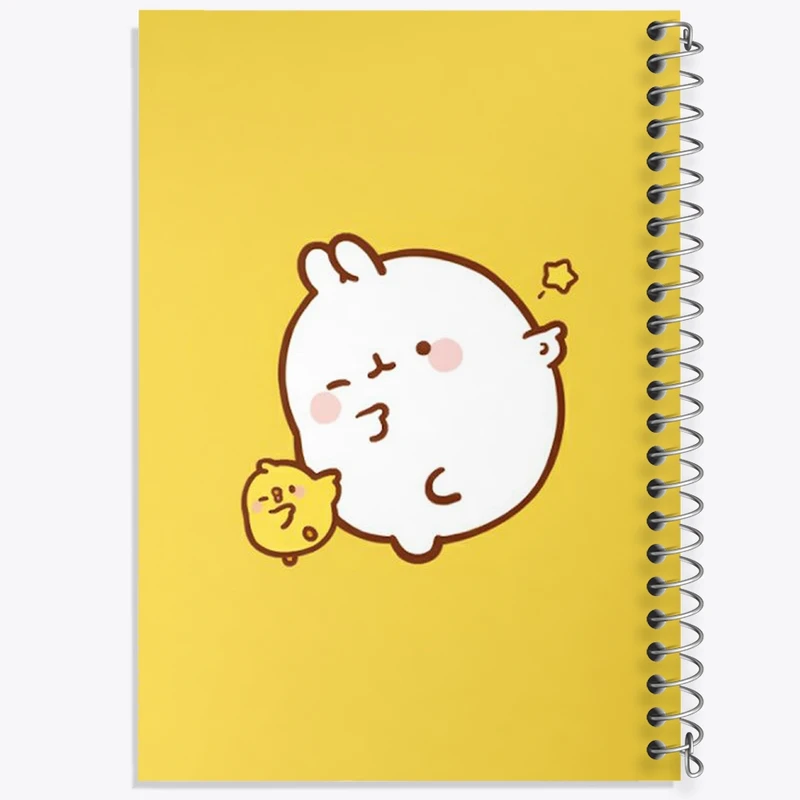 دفتر طراحی 50 برگ خندالو طرح خرگوش کیوت و بامزه کد N2052