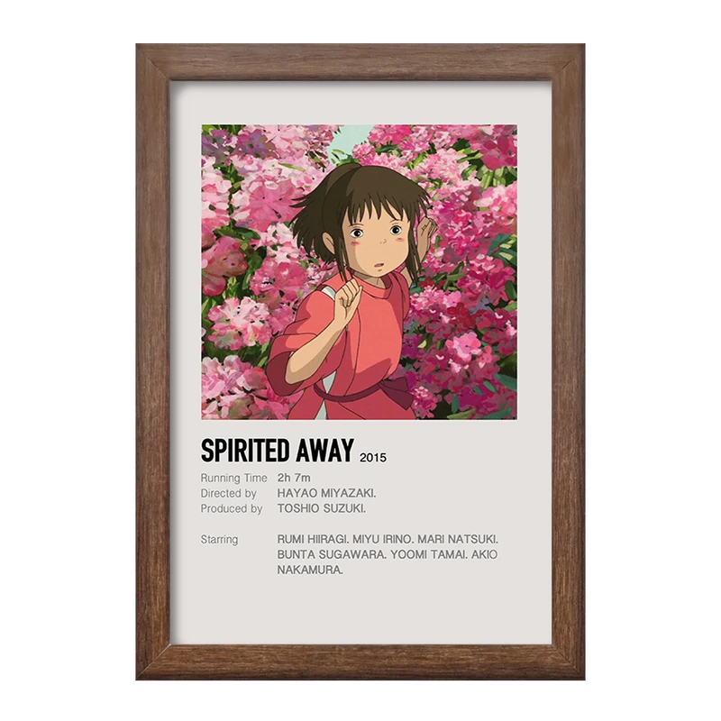 تابلو خندالو طرح انیمه شهر اشباح (Spirited Away) کد F13165