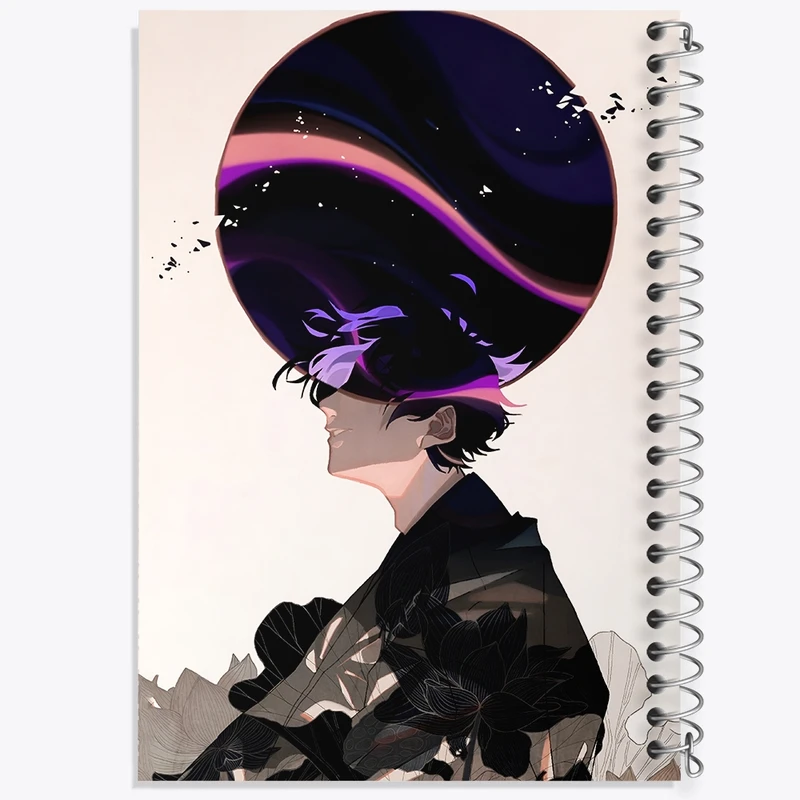 دفتر شطرنجی 50 برگ خندالو طرح انیمه کد F4710