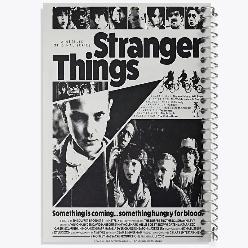 دفتر مشق 50 برگ خندالو طرح استرنجر تینگز (Stranger Things) کد F13503