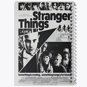 دفتر مشق 100 برگ خندالو طرح استرنجر تینگز (Stranger Things) کد F13503