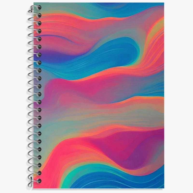 دفتر لغت 50 برگ خندالو طرح مدرن رنگی کد N6788