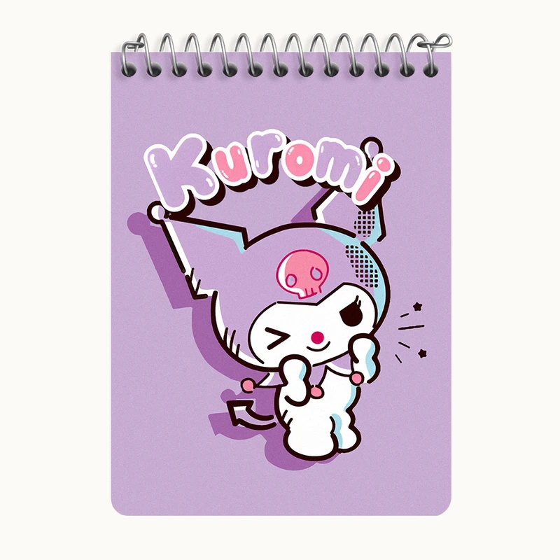 دفتر یادداشت 50 برگ خندالو طرح کرومی (Kuromi) کد N7811