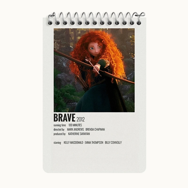 دفتر یادداشت 50 برگ خندالو طرح دلیر (Brave) کد F13217