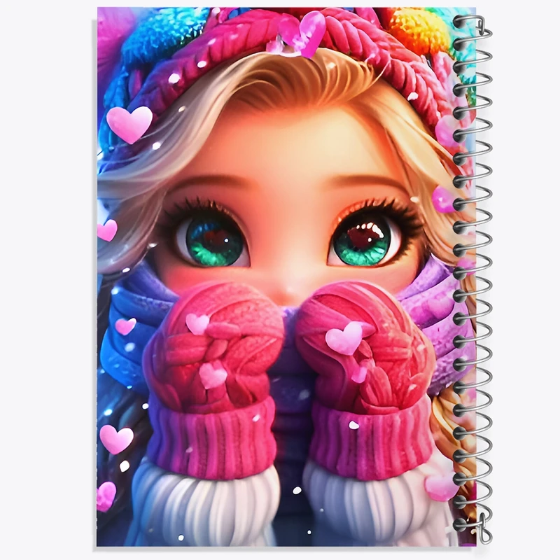 دفتر لیست خرید 50 برگ خندالو طرح دخترانه کد F9564